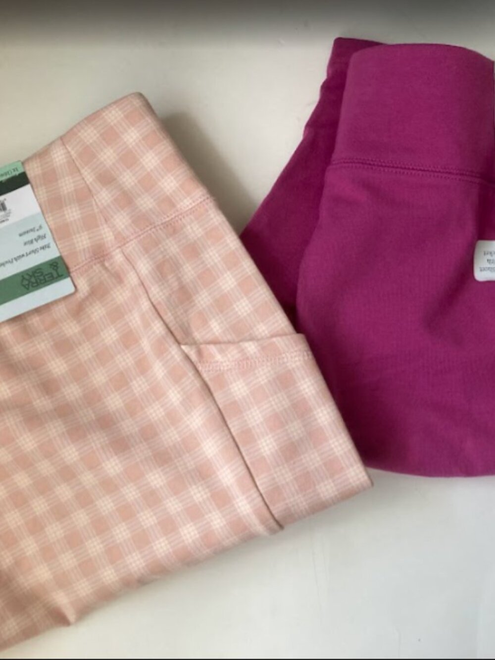 Terra & Sky High Rise 9" Bike Shorts with Pockets 1X - Picture 9 of 10